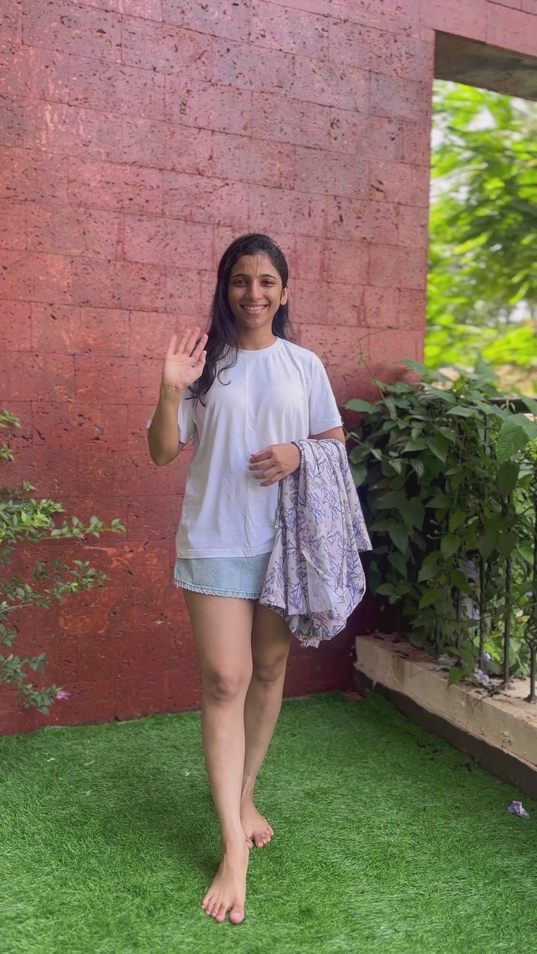 Ikkat Draped Co-ord Set